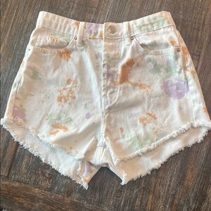 Wild Fable Multicolor Tie-Dye Jean Shorts